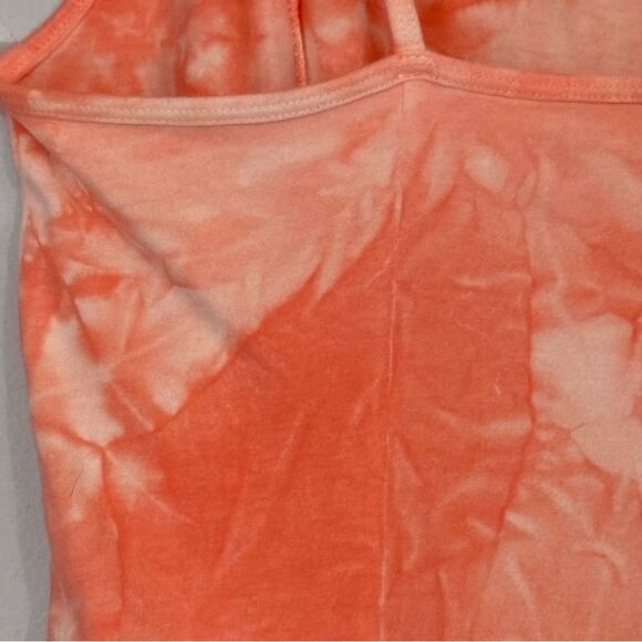 Billabong | Women’s Easy On Me Orange Tie Dye Mini Dress Spaghetti Straps Large - Picture 10 of 16